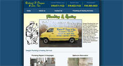 Desktop Screenshot of deeganplumbing.com